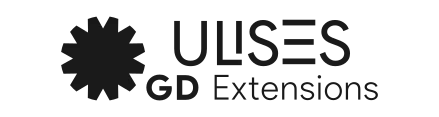 Ulises GD Extensions Logo Black